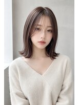 アースオーセンティック 立川店(EARTH Authentic) 切りっぱなしボブ×アッシュブラウン