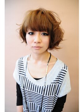 ヘアーサロン カーブ(HAIR SALON CURVE) アシメボブ