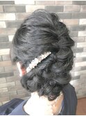 大人☆編み込みヘアアレンジ