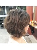 ふんわり外人風ウェーブボブ【Ruufus恵比寿渋谷】