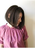 耳かけもOK☆小顔に見えるブルージュボブ【CICATA関口/鎌倉】