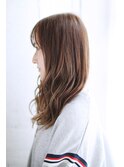 前髪イメチェンくびれイヤリングカラー美髪ラベンダーカラー/047