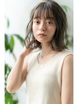 オースティン 流山おおたかの森(AUSTIN)&nbsp;大人かわいい前髪セシルカットココアブラウンフリンジウェーブ