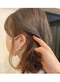 インナーカラー オレンジ