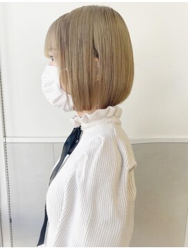 バブ バイネオリーブ(Bab by neolive) ハイトーン☆ミルクティーベージュBOB