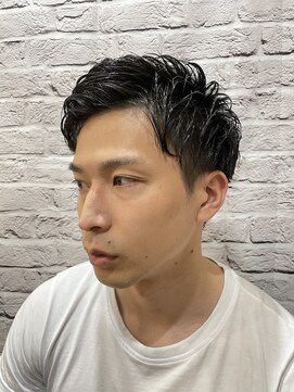 グレイスフル バーバープラチナム 六本木店(Graceful Barber platinum) ツーブロック/メンズショート/アップバング/束感/ビジカジ