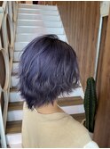 パープルガーネット×透明感