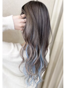 ラビス 浦和(Lovis) デザインカラー/レイヤーカット/ウェットヘア/夏のヘアアレンジ