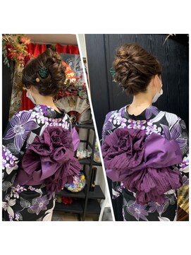 聖の華 ルーズ夜会巻き