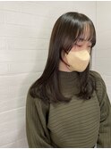 石橋阪大前/オリーブベージュ/カーキグレージュ/レイヤーカット