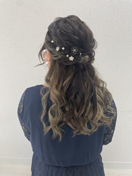 シュシュ(shushu) ハーフアップ♪