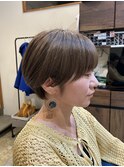 【丸みショート/耳かけショート】