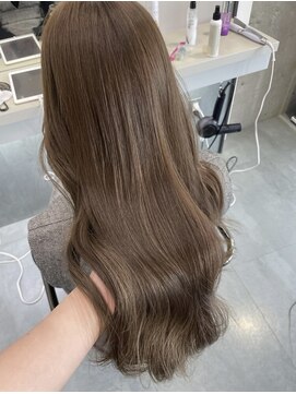 リリー(Lilley) (lilley内堀)トリートメント×ブラウンカラー×透け感カラー