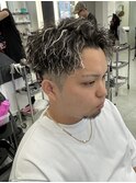 メッシュ×パーマ