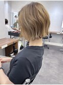 【Owll】石田学史ぱっつとボブ20代30代40代白髪が溶け込むカラー