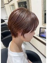 ピース(Peace)&nbsp;くびれショート　オレンジブラウンカラー