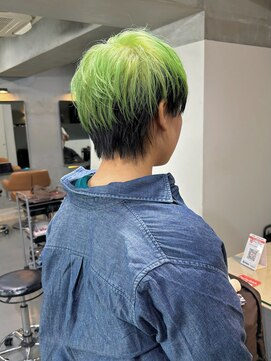 レックス 中野(rex) 逆インナーカラー/ミントグリーン