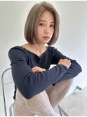 ハイトーンボブスタイル