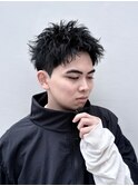 スパイキーショート/ピンパーマ/ツーブロック
