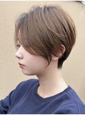 絶壁解消/ひし形/大人ショートボブ/白髪ぼかし/30代/40代/鎌倉