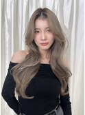 顔周りレイヤー韓国 髪質改善周りカット