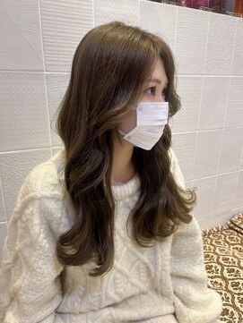 ロンドローズ 名古屋(Lond damaskRose) 顔周り ボブ 韓国 レイヤー ダブルカラー 名駅 リタッチ 482