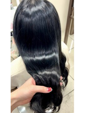 スタイル 横浜(STYLE) 横浜エクステンション/ブルーブラック長さだし/ロングエクステ