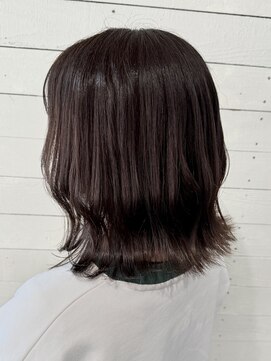 ルノン フィージュ(LUNON fieju) ボブアレンジ/くびれヘア/ダークブラウン