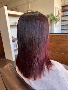 スープレックス ヘアーデザイン(SOUPREX HAIR DESIGN) 大人女性の白髪チェンジ！レッド　20代　30代　40代　50代