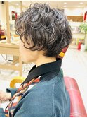 マッシュショート/ショートパーマ/ショートボブ