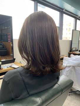 ロフティー 清澄白河(LOFTY) 外はねくびれボブ/ブラウン/髪質改善/清澄白河/錦糸町