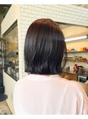 #切りっぱなし#切りっぱなしボブ#ロブ#ロングボブ#外はね