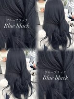 アマトウキョウスマートサロン(AMA TOKYO×Smart Salon)&nbsp;韓国ヘア　透明感カラー　ブルーブラック