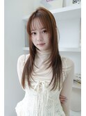 韓国ヘアグレージュカラーブリーチ無し髪質改善ボブレイヤーボブ