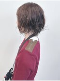 ＊ニュアンスパーマ大人ボブパーマゆるふわパーマボブ30代40代