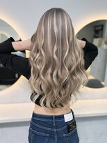 ラピス 福岡天神店(Lapis) ホワイトミルクティー×エクステハイライト