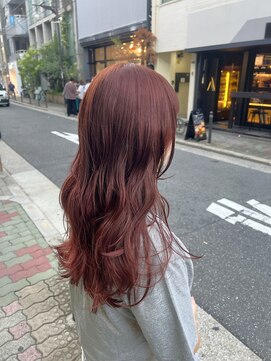 アナログ(ANALOGUE) ブリーチ無し高発色ピンクベージュ