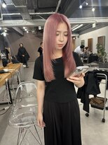 レブ 四条烏丸(Reb,)&nbsp;レイヤーカット×ペールピンク