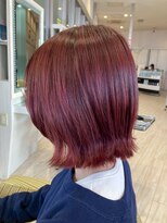 ビス フルール 日暮里店(Vis fleur)&nbsp;ピンクカラー/切りっぱなし
