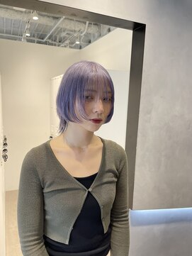 ピークツー 吉祥寺Second(PEAK2) ペールラベンダー × ミニボブウルフ