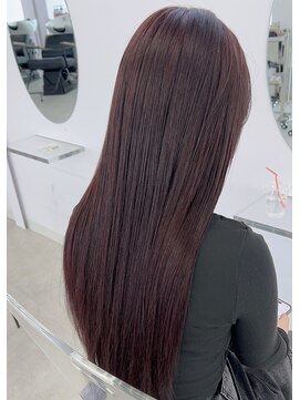 フウ(fuh) レッドカラー/レッドブラウン/羽エクステ/エクステ