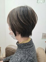 ロマン バイ ルームス(浪漫 by ROOMS)&nbsp;ふんわりシルエットのショート【浪漫byROOMS小西】