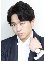 ソレイユ(Soleil) 30代40代50代ビジネスマン向け清潔感センターパートマッシュ