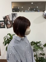 アロハナ 津店(ALOHANA)&nbsp;ボブウルフ/チェリーブラウン/艶髪/髪質再生/顔周りレイヤー