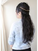 ロングのお呼ばれヘアアレンジ