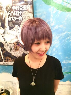 バルテイン(Hair Valtein) プラチナラベンダーショート