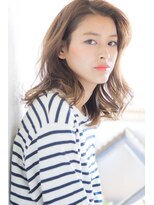 ウェイク ヘアー メイク(wake hair make) 20代30代★大人かわいい☆透明感カラー×無造作ミディ