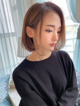 ロンド ロビン 栄(Lond robin) 【Lond robin】伊藤ガク 大人美人前下がりボブ/メルティカラー