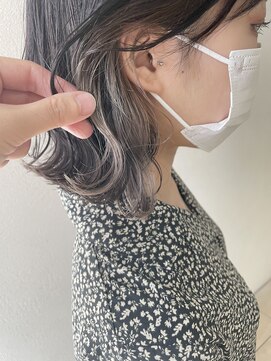 オウルヘアー(Owl hair) シルバーグレージュ/イヤリングカラー/ブリーチ2回