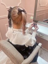 グルーヴ グルーヴ フェエリー(groove groove feerie)&nbsp;まおりんのチョココロネツインテール 新宿歌舞伎町ヘアセット